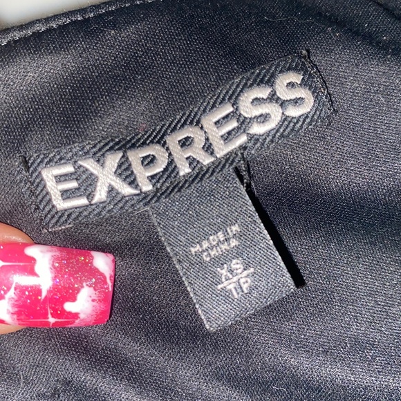 *donated* Express Black & Gold Sequin Skirt - Picture 2 of 3